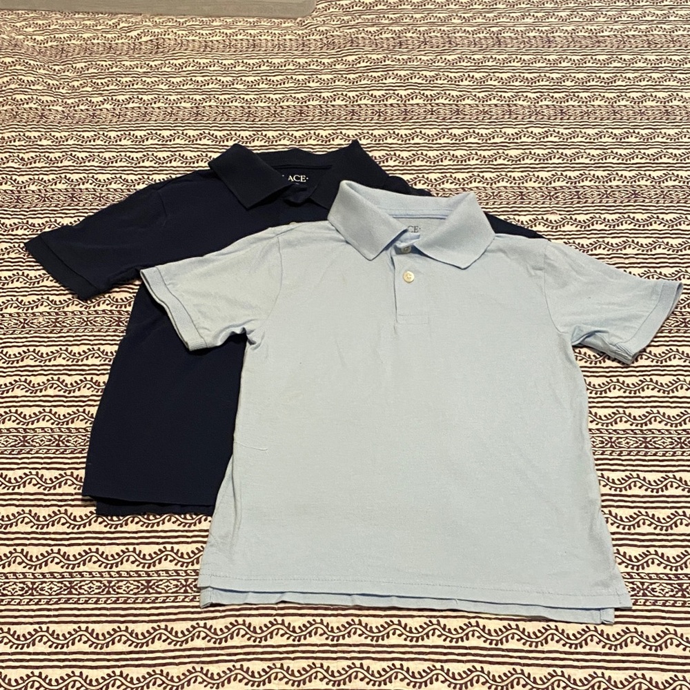 The Children’s Place Kids Polo Shirt Duo - Light Blue & Navy (TCP)